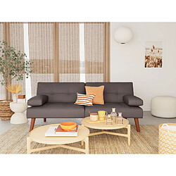 Bestmobilier Philae - Canapé convertible clic-clac 2 places - en simili
