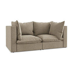 Makamii Canapé modulable 2 places - Beige