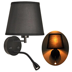 Barcelona LED Applique murale "PAIR" E27 avec liseuse LED 3W