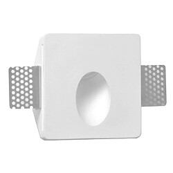 Barcelona LED Applique encastrable LED en plâtre "Olive" 1W