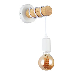 Barcelona LED Lampe murale rustique en bois "MILA"