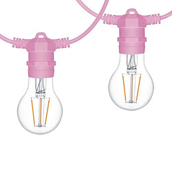 Barcelona LED Câble guirlande guinguette extérieur 10 mètres - IP44