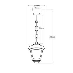 Acheter Fumagalli Suspension lanterne Sicar/Roby - Blanc