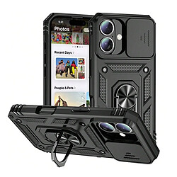 Étui Anti-Impact Magnétique Pour Fenêtre Coulissante De Défenseur Militaire PHONECARE Pour Xiaomi Redmi A5 4G - Noir