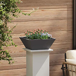 Acheter vidaXL Cache-pot de jardin 5 pcs Noir 40 x 40 x 15 cm