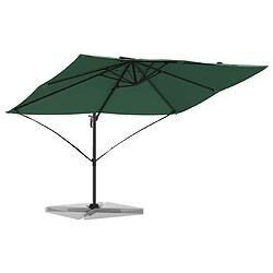 Avis vidaXL Parasol Vert 351 x 250 x 260 cm Polyester et Aluminium