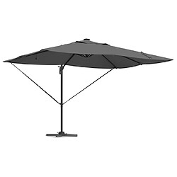Avis vidaXL Parasol Anthracite 352 x 251 x 265 cm Polyester et Aluminium