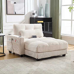Okwish Canapé droit 2 places - Beige