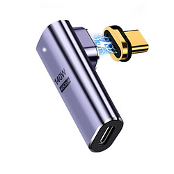 Adaptateur Magnétique Ewent EC1049 USB-C/USB-C 100W
