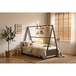 Acheter Homy France Lit pour enfant Gris 90x190 cm TIPI