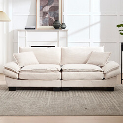 Okwish Canapé droit 2 places - Beige