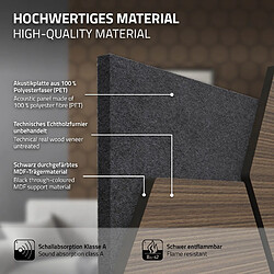 Avis ML-Design Panneaux acoustiques Hexagon, 66,5x81,1x2,1 cm, brun