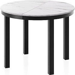 Wfl group Table à manger Corin - Marbre blanc