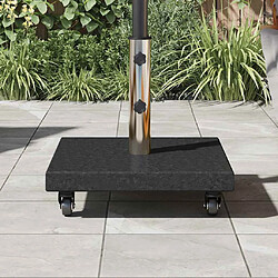Acheter vidaXL Pied de parasol 30kg Noir Granite Carré