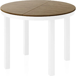 Wfl group Table à manger ronde Rowan - Chene Lefkas