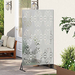 Avis vidaXL Écran de confidentialité 100 x 50 x 180 cm Acier galvanisé