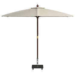 Avis vidaXL Pied de parasol 30kg Noir Granite Carré
