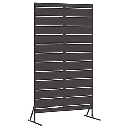 vidaXL Écran de confidentialité Noir 100 x 50 x 180 cm Acier