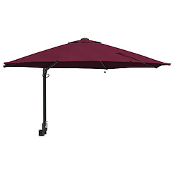 vidaXL Parasol de jardin Bordeaux 248 x 248 x 148 cm