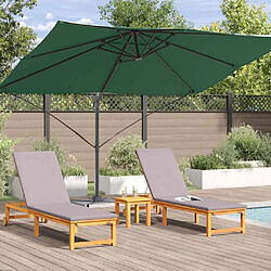 Acheter vidaXL Parasol Vert 351 x 250 x 260 cm Polyester et Aluminium
