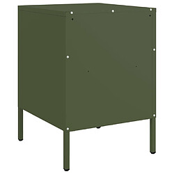 Decoshop26 Lot de 2 tables de chevet - Olive pas cher