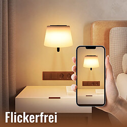 Acheter NETTLIFE Applique murale LED d'intérieur sans fil, noire, à intensité variable, avec interrupteur