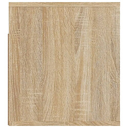 Decoshop26 Lot de 2 chevets muraux - Chêne pas cher