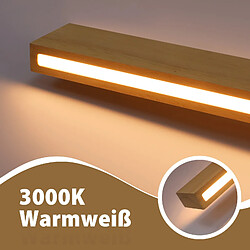 NETTLIFE Applique murale LED d'intérieur en bois 32 cm Moderne Up and Down 10 W 3000 K