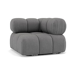 Lisa design Module de canapé d'angle Ruby - Gris