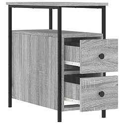 Acheter Decoshop26 Lot de 2 tables de chevet - Gris