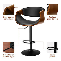 Acheter Alfordson Tabouret de bar design - Noir