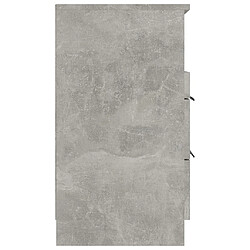 Avis Decoshop26 Table de chevet 2 tiroirs - Gris