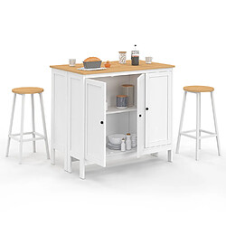 Idmarket TABLE BAR ILOT ACHILLLE 2 TAB