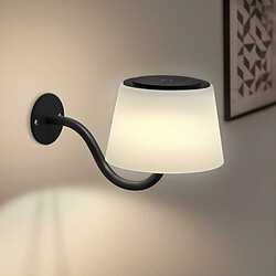 NETTLIFE Applique murale LED d'intérieur sans fil, noire, à intensité variable, avec interrupteur