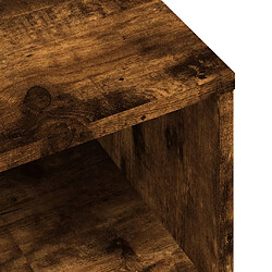 Decoshop26 Table de chevet étagère - Chêne pas cher