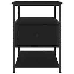 Acheter Decoshop26 lot de 2 tables de chevet avec tiroir - Noir