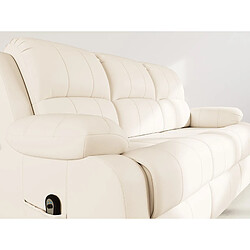 Acheter Bestmobilier Armand - Canapé 3 places relax électrique en simili