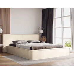 Bestmobilier Eros - lit coffre - 180x200 cm - sommier inclus - en velours