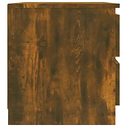 Avis Decoshop26 Table de chevet 2 tiroirs - Chêne