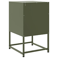Decoshop26 Lot de 2 tables de chevet - Olive pas cher