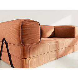 Acheter Lisa Design Poppy - canapé 3 places convertible en velours côtelé
