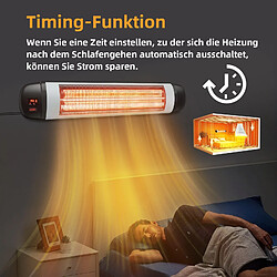 Acheter NETTLIFE Radiateur infrarouge radiateur infrarouge 2500W avec télécommande