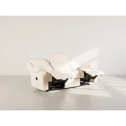 Avis Bestmobilier Armand - Canapé 3 places relax électrique en simili