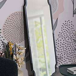 Mauro Ferretti Miroir en MDF gris Istanbul 60 x 2 x 150 cm.