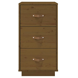 Avis Decoshop26 Lot de 2 tables de chevet - Marron