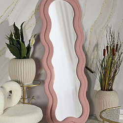 Mauro Ferretti Miroir en MDF Teddy 60 x 4 x 160 cm rose.