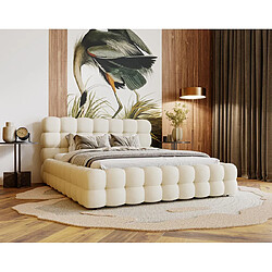 Bestmobilier Darling - lit coffre - 180x200 cm - sommier inclus - en velours