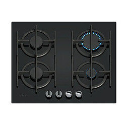 Table de cuisson à gaz 59cm 4 feux noir 7500w noir - T26PIP4S0 - N70 - NEFF