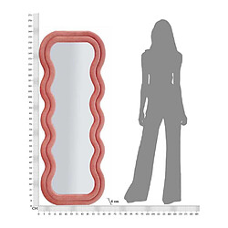 Avis Mauro Ferretti Miroir en MDF Emily 60 x 6 x 160 cm rose.