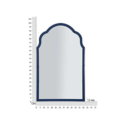 Mauro Ferretti Miroir en MDF bleu Tangier 62 x 1 x 100 cm.